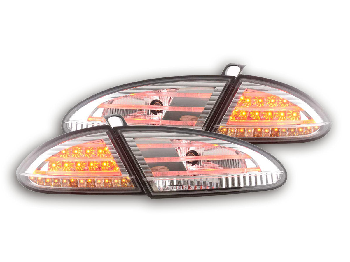 LED Rückleuchten Set Seat Leon Typ 1P 05-09 chrom LED Rückleuchten Set Seat Leon Typ 1P 05-09 chrom